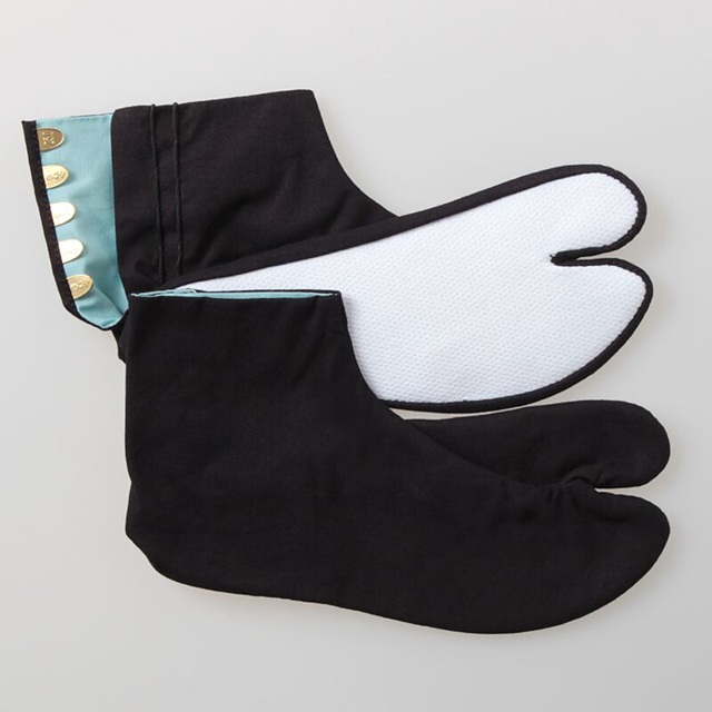 Okatabi Indigo Dyeing Cotton Tabi with thick sole 27.0cm (image for) Okatabi Indigo Dyeing Cotton Tabi with thick sole 27.0cm