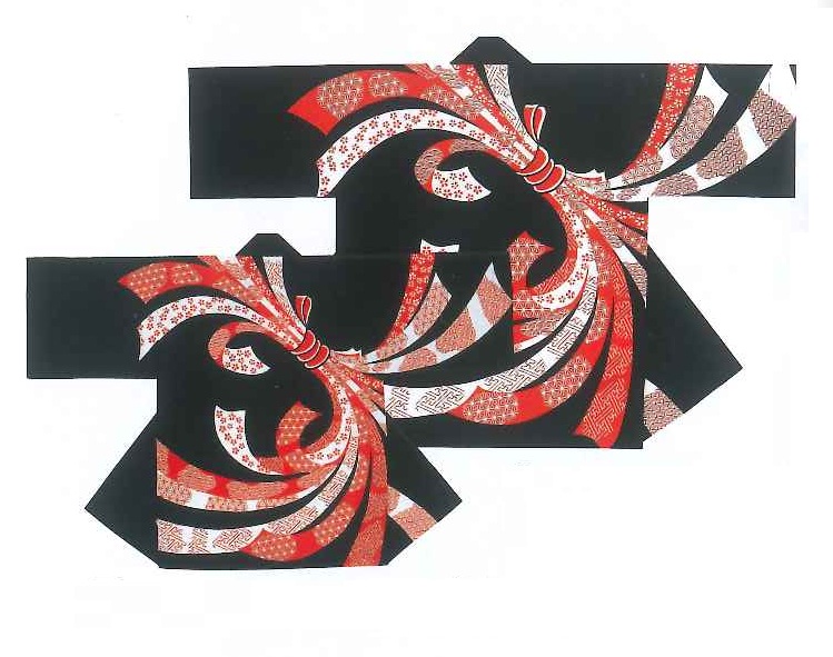 Family Matching Hanten Noshi Black (image for) Family Matching Hanten Noshi Black