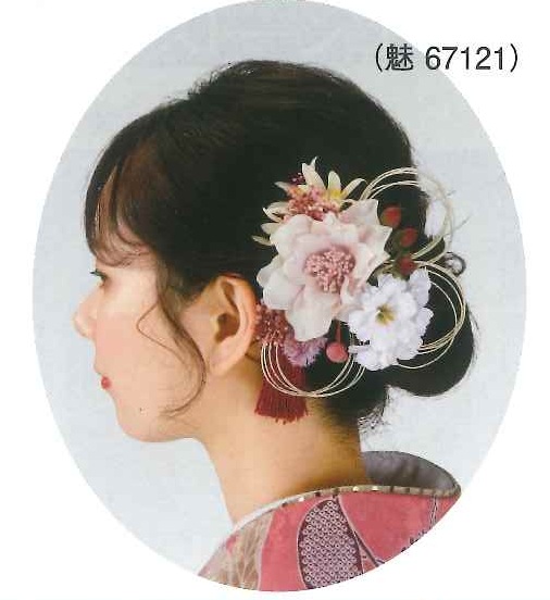Kanzashi with tussels (image for) Kanzashi with tussels