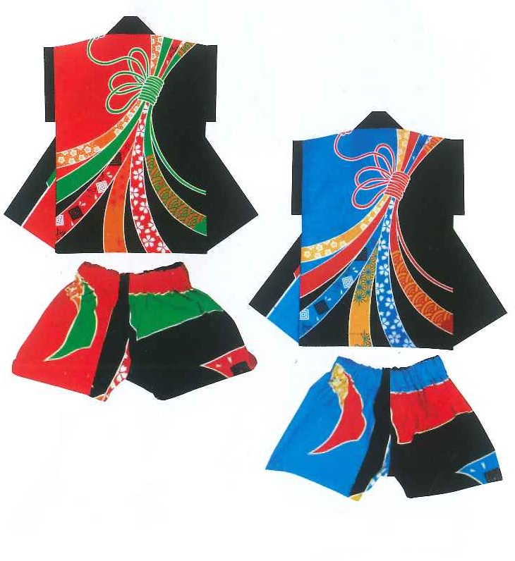 Hanten Suits (Hanten and matching shorts) for children size (image for) Hanten Suits (Hanten and matching shorts) for children size