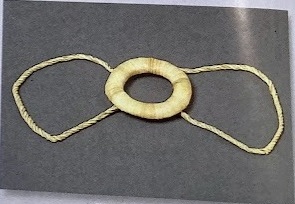 Atamadai Head Placer inside of Kasa (Rush Hat) Flat Ring (image for) Atamadai Head Placer inside of Kasa (Rush Hat) Flat Ring