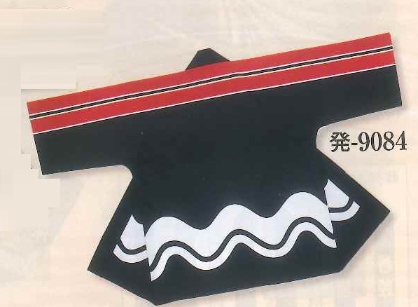 Silk Printed Hanten Tenjiku Light Cotton | Black and Red (image for) Silk Printed Hanten Tenjiku Light Cotton | Black and Red